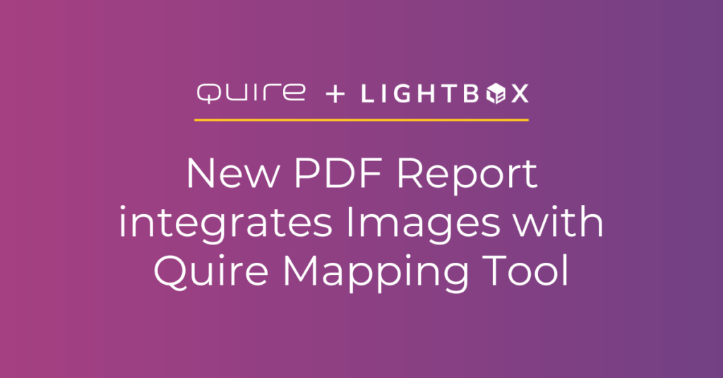 Quire + Lightbox Improve Integration with Images and Quire Mapping Tool