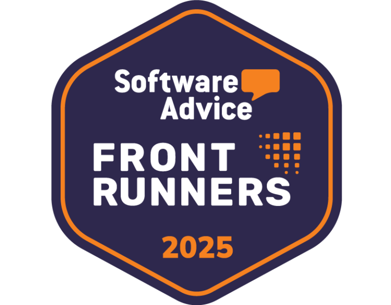 Software Advice Front Runners 2025 badge